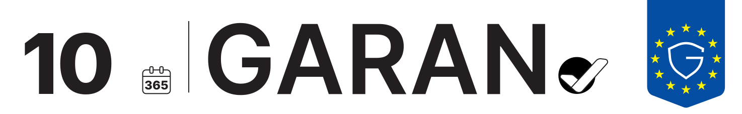 EU GARAN-Label: Herstellergarantie (Haltbarkeitsgarantie) 10 Jahre, BRAINZAP, Modell BS-D4-16G-SO-1R-3200AA-SE1-13