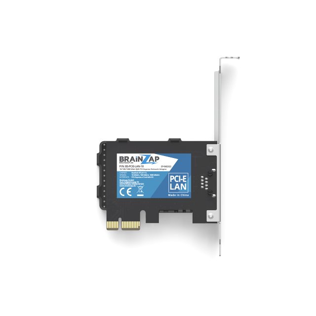 BRAINZAP 1 Gbit/s PCIe PCI-Express High-Speed Gigabit LAN Adapter Netzwerk Karte Realtek RTL8111L 10/100/1000 Mbits