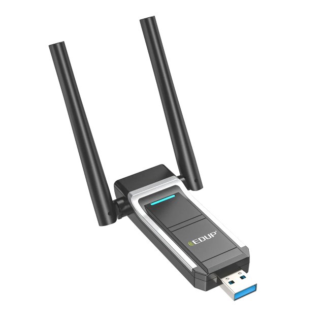 BRAINZAP 1800 Mbps USB 3.0 Dual-Band WIFI 6 WLAN Stick Adapter AX1800 802.11ax 2,4/5,8G 802.11ax/ac/a/b/g/n RTL8832BU