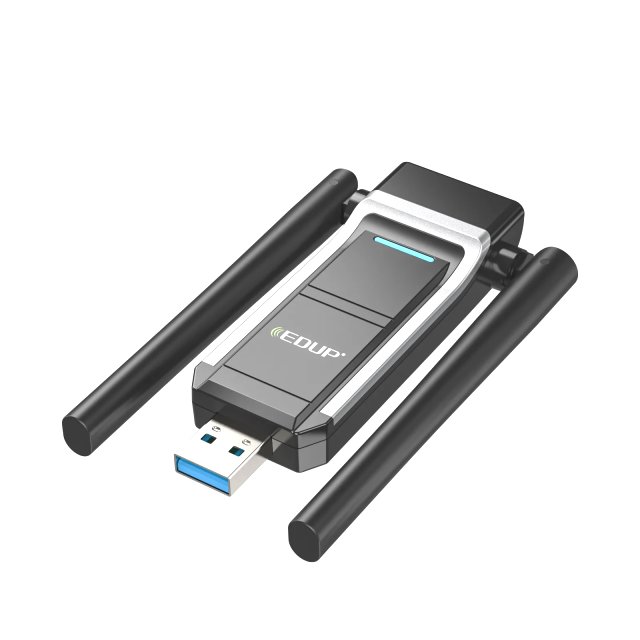 BRAINZAP 1800 Mbps USB 3.0 Dual-Band WIFI 6 WLAN Stick Adapter AX1800 802.11ax 2,4/5,8G 802.11ax/ac/a/b/g/n RTL8832BU