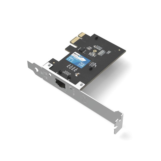 BRAINZAP 2.5 Gbit/s PCIe PCI-Express High-Speed LAN Adapter Netzwerk Karte Realtek RTL8125B 10/100/1000 Mbits