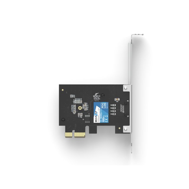 BRAINZAP 2.5 Gbit/s PCIe PCI-Express High-Speed LAN Adapter Netzwerk Karte Realtek RTL8125B 10/100/1000 Mbits