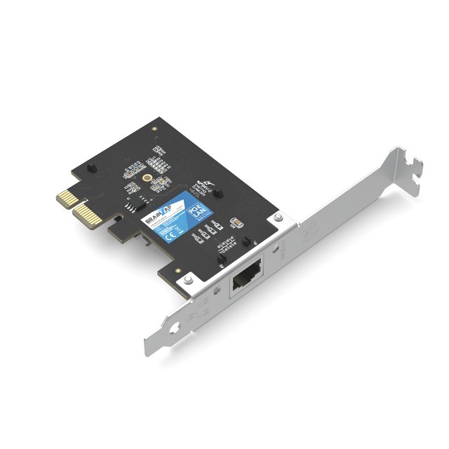 BRAINZAP 2.5 Gbit/s PCIe PCI-Express High-Speed LAN Adapter Netzwerk Karte Realtek RTL8125B 10/100/1000 Mbits