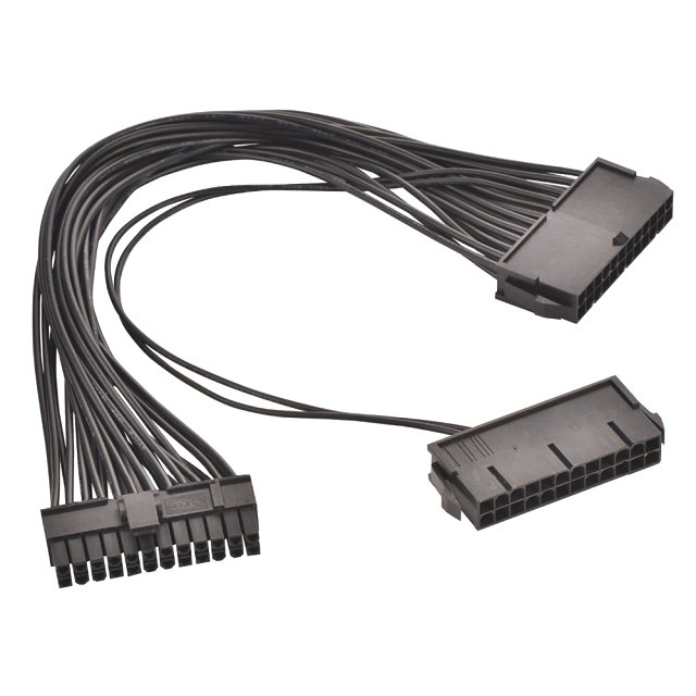 BRAINZAP 24-POL Dual Doppel PSU Netzteil Adapter Extender Splitter Kabel 20+4 Pin 30cm für Mining