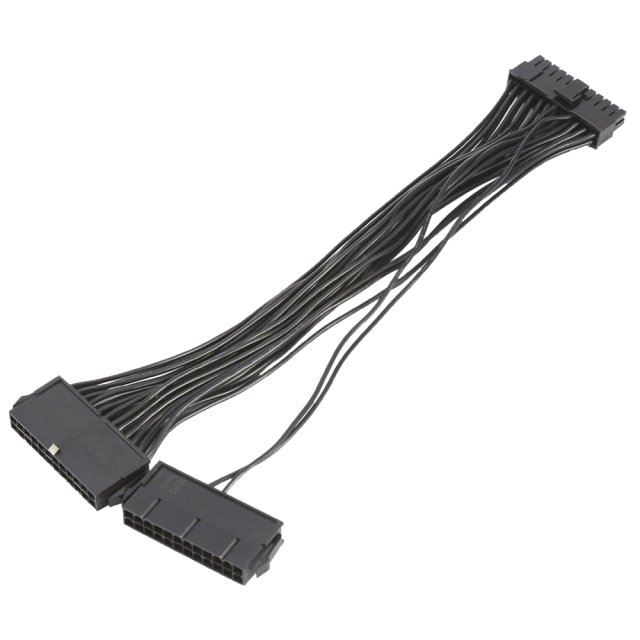 BRAINZAP 24-POL Dual Doppel PSU Netzteil Adapter Extender Splitter Kabel 20+4 Pin 30cm für Mining