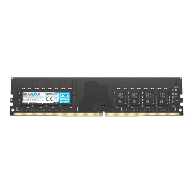 BRAINZAP 4GB DDR4 RAM DIMM PC4-2133P-UC0-11 1Rx8 2133 MHz 1.2V CL15 Computer PC Arbeitsspeicher Unbuffered Non-ECC