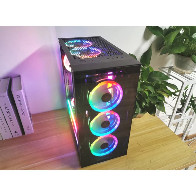 COOLMOON 5x 120mm LED A-RGB Case Fan SET Gehäuse Lüfter Aura Asus Asrock MSI Gigabyte Music-Sync