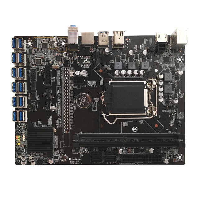 BRAINZAP Intel B250 BTC B250C Crypto Mining Mainboard 12 GPU 12x PCI-Express PCIe USB 3.0 LGA 1151 Motherboard ATX DDR4