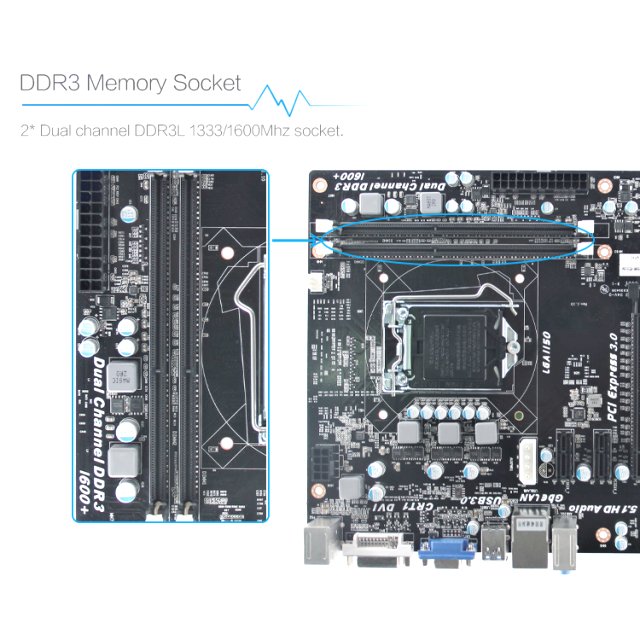 BRAINZAP Intel B85 Crypto Mining Mainboard 8x PCI-Express PCIe Motherboard ATX DDR3