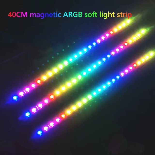 BRAINZAP A-RGB 5V LED-Band Lichband Strip 3-PIN Magnet Aura Sync Asus Asrock MSI