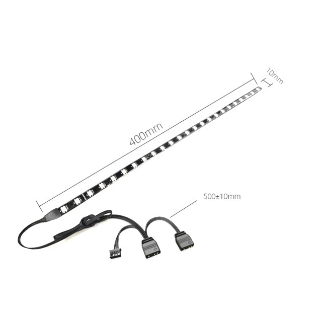 BRAINZAP A-RGB 5V LED-Band Lichband Strip 3-PIN Magnet Aura Sync Asus Asrock MSI