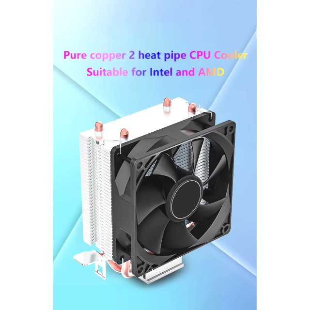 BRAINZAP CPU Kühler 4-PIN PWM 100W TDP Fan Lüfter Intel 1150 1151 1155 1156 1700 AMD AM2 AM3 AM4