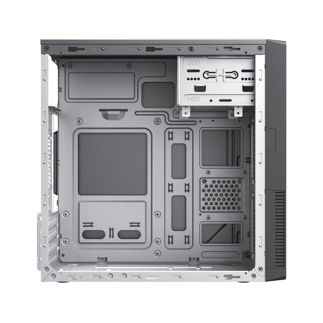 BRAINZAP Micro-ATX PC-Gehäuse Mid-Tower Case USB 3.0 mATX µATX Mini-ITX Schwarz 