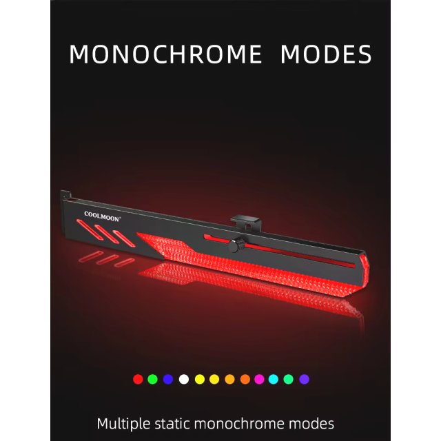 COOLMOON A-RGB GPU-Halterung Grafikkarte Halter Horizontal Unterstützung 5V Aura Asus ASrock MSI Gigabyte