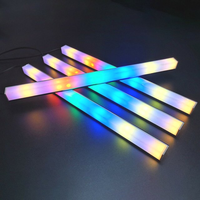 COOLMOON A-RGB LED-Leiste Lichtleiste 3-PIN Magnet Aura Asus Asrock MSI Gigabyte Magentisch