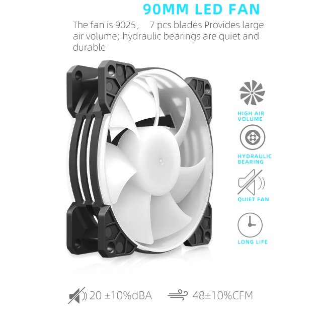COOLMOON CPU Kühler P22 Fan Lüfter RGB Dual Fan Heatpipe Prozessor 12V PWM 125W 1151 115X AM3 AM4 Intel & AMD