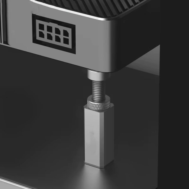 BRAINZAP GPU-Halterung 50-80mm Aluminium Grafikkarten Halter Support Vertikal Magnetisch