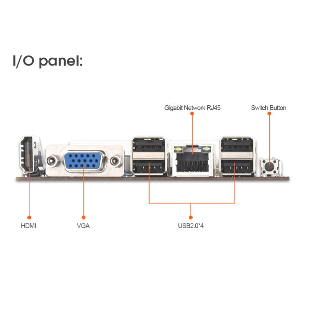 BRAINZAP Intel HM77 BTC-T37 Crypto Mining Mainboard 8x PCI-Express PCIe Motherboard All-in-One mit CPU