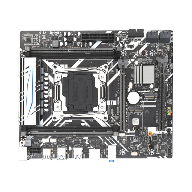 BRAINZAP Intel X99 Sockel LGA 2011-3 Mainboard - NVMe M.2 PCI-Express 3.0 x16 - ECC RDIMM - Xeon-E5