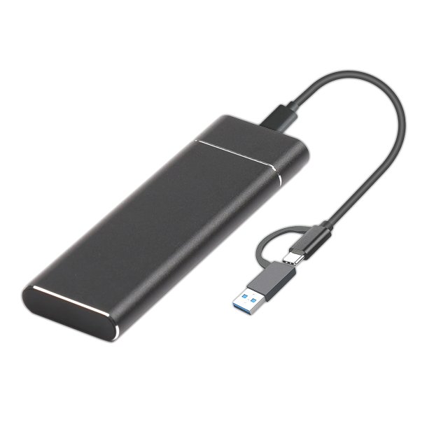 BRAINZAP M.2 M2 NGFF SATA III 6 GBit/s Externes SSD Gehäuse Case Adapter M-Key M+B Key USB-C USB 3