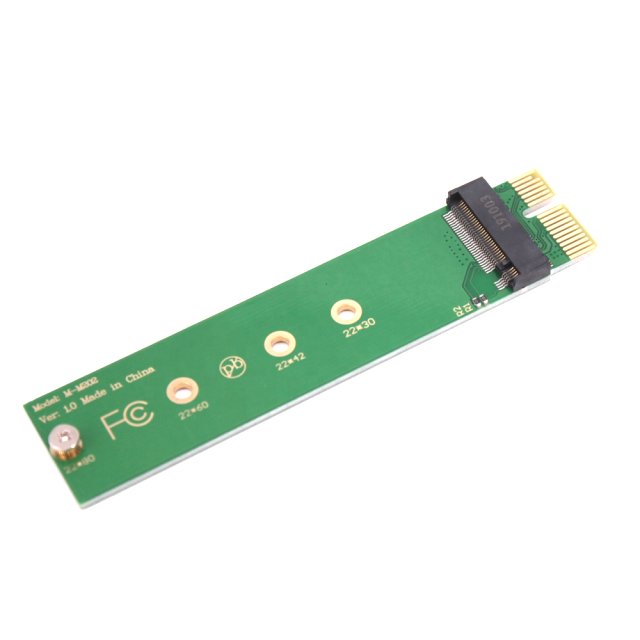 BRAINZAP M.2 M2 NVMe SSD zu PCI-E PCI-Express PCIe 3.0 x1 Adapter Konverter Karte M Key
