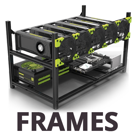 Crypto Mining Frames und Cases