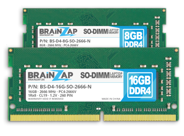DDR4 Notebook Speicher (SO-DIMM 260 PIN)